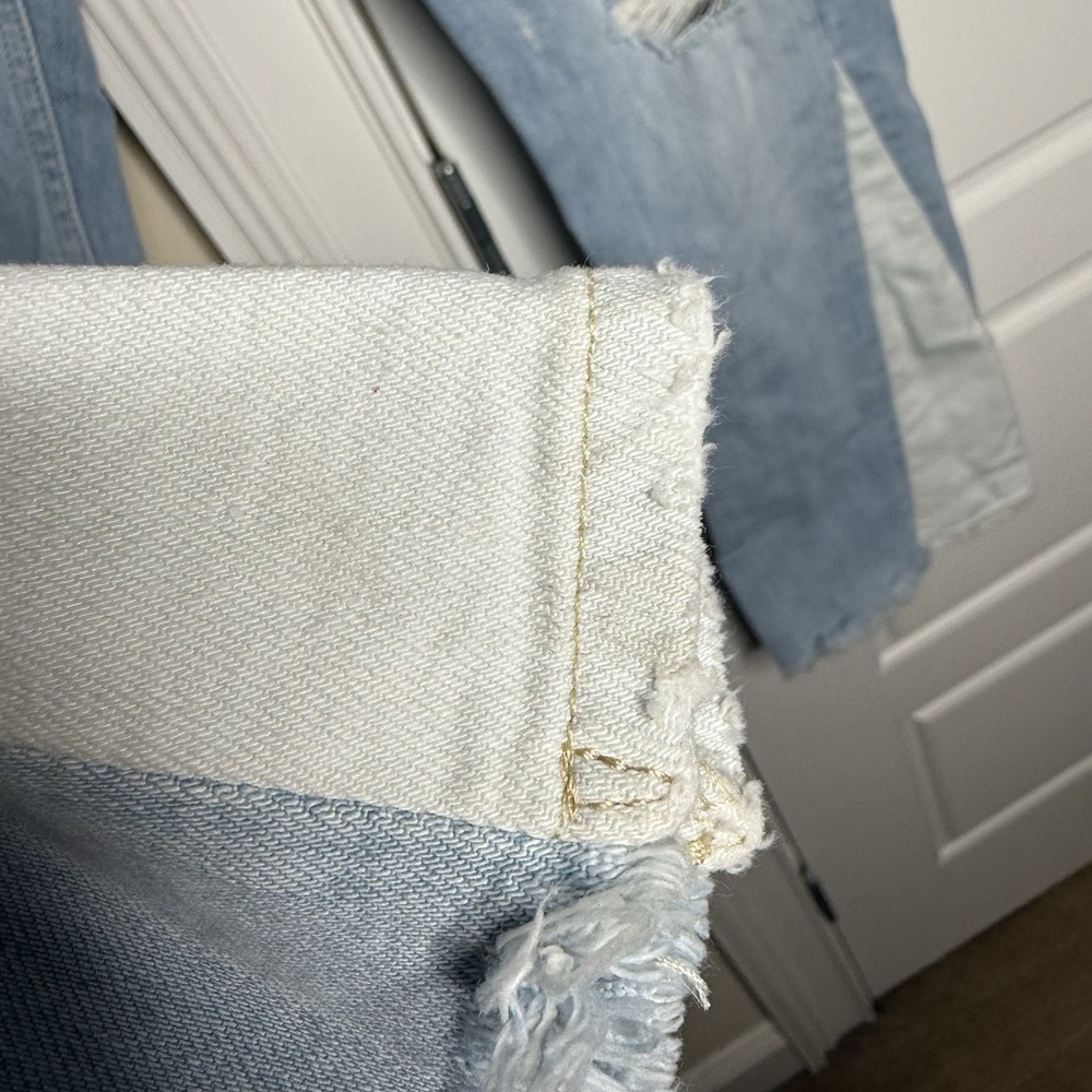 Closed Baylin High Rise Flare Jean Women's 29 (28/28.5) Light Blue Spliced Italy - Picture 6 of 11